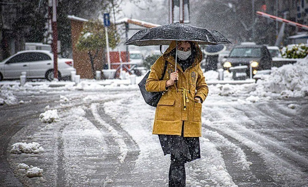 کولاک برف و بارش باران طی ۵ روز آینده در کشور
