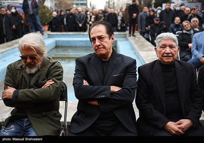 مراسم تشییع پیکر منوچهر والی‌زاده