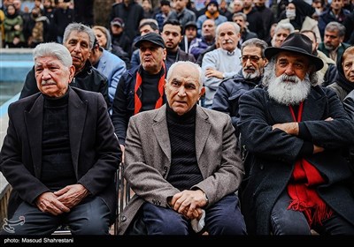 مراسم تشییع پیکر منوچهر والی‌زاده