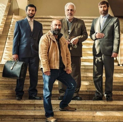 یک «آقای زالو» بین مهران مدیری، امین حیایی و هادی کاظمی/عکس