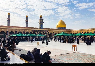 حال و هوای معنوی مسجد کوفه و سهله در ایام اربعین حسینی
