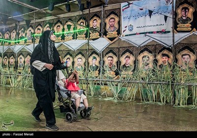 عبور شبانه زائران اربعین حسینی از مرز خسروی