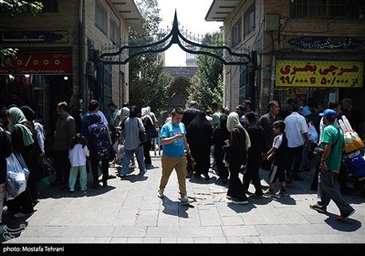 بازار تهران در روز تعطیلی پایتخت