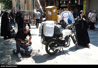 بازار تهران در روز تعطیلی پایتخت