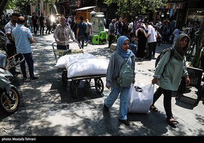 بازار تهران در روز تعطیلی پایتخت