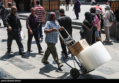 بازار تهران در روز تعطیلی پایتخت