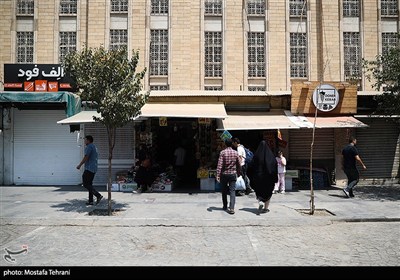 بازار تهران در روز تعطیلی پایتخت