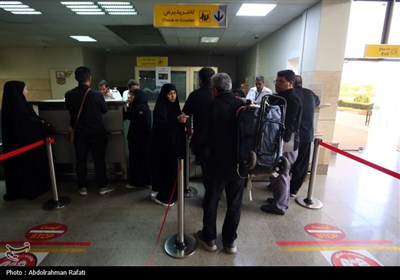 پرواز مسافران اربعین حسینی از فرودگاه همدان